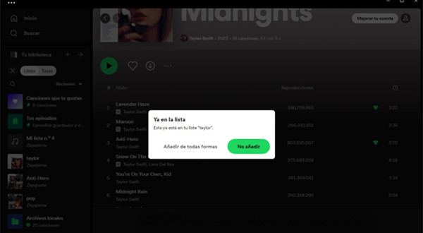 Cómo Eliminar Canciones Duplicadas en Spotify Tunelf