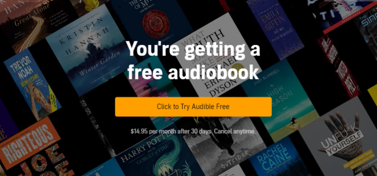 where can i get free audiobooks for audible