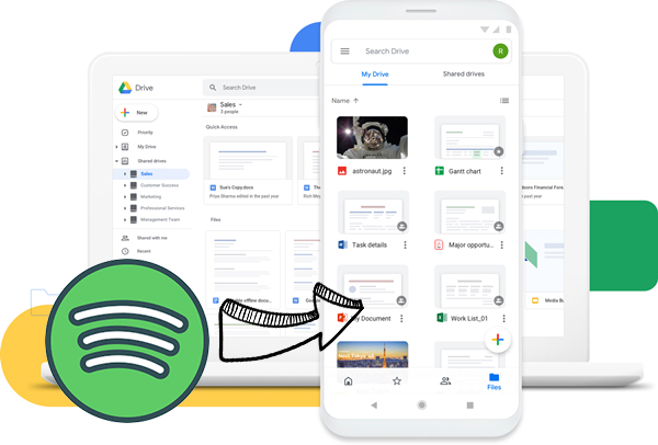 Google Drive - Share photos with Friends 
