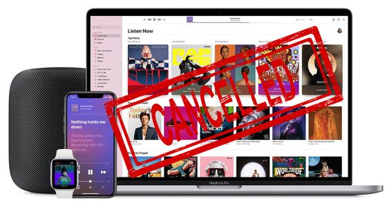 how to cancel apple itunes
