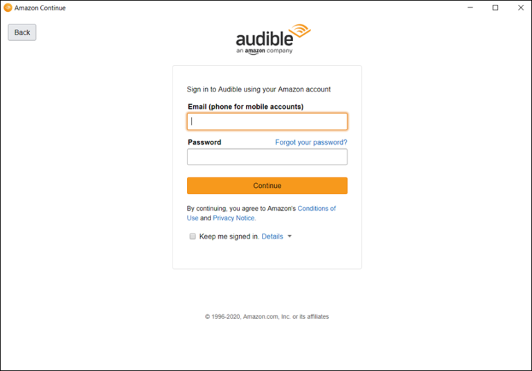 audible player