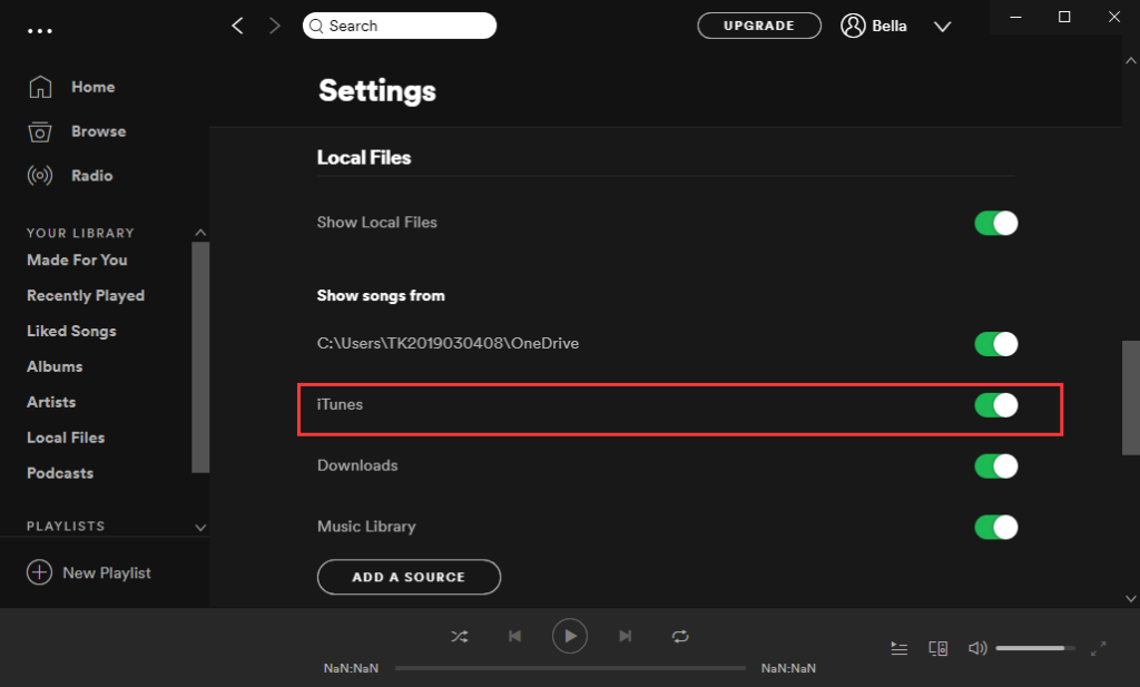 how to add music from itunes to spotify