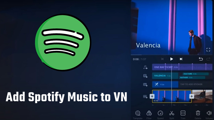 VN Video Editor: Add Spotify Music to VN - Tunelf