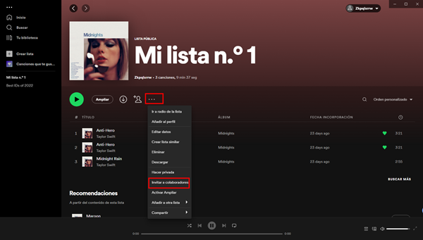 Cómo Hacer Una Playlist Colaborativa En Spotify Tunelf 1997