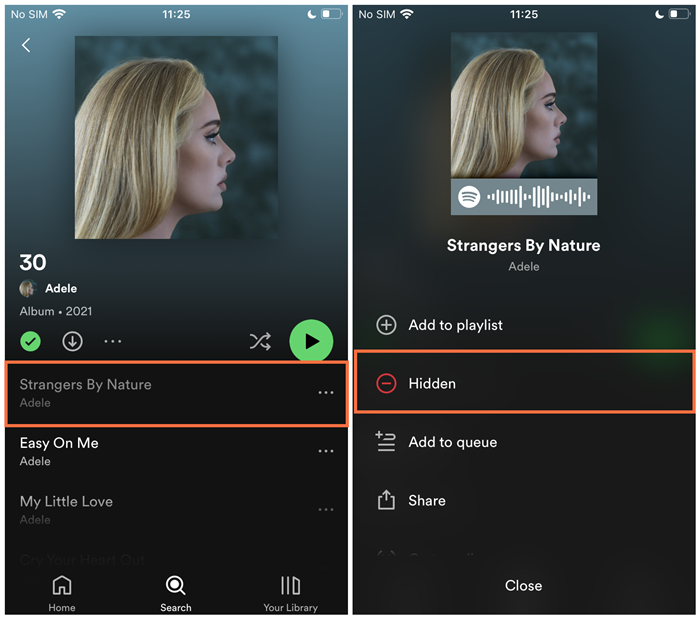 How to Hide and Unhide Songs on Spotify