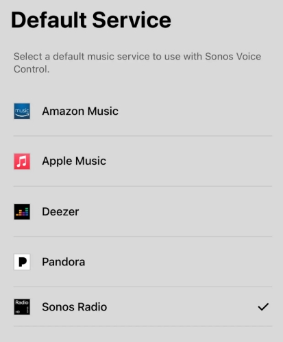 Can alexa play apple music store on sonos